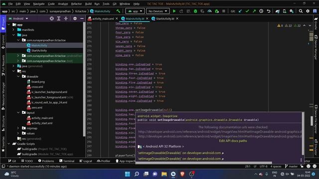 How to Make a Tic Tac Toe Game in Android [Kotlin 2022] || Source code github || hindi смотреть онлайн