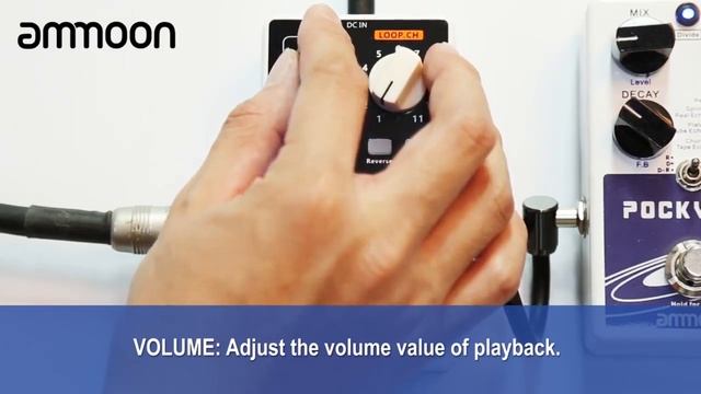 Guitar pedal Ammoon POCK LOOP Looper смотреть онлайн