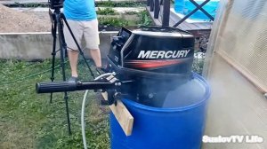 ? Первый Запуск!!!! НОВЫЙ ЛОДОЧНЫЙ МОТОР МЕРКУРИ 15 М?