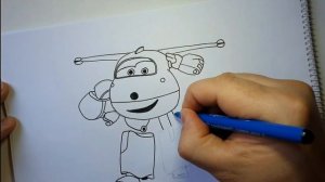 СУПЕР КРЫЛЬЯ ДЖЕТТ , РИСУЕМ СУПЕР КРЫЛЬЯ