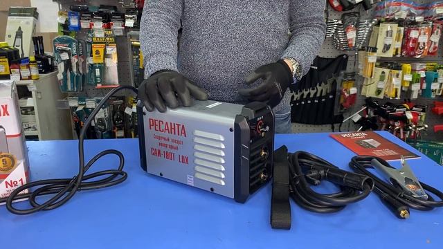 85. Сварочный аппарат инверторный Ресанта САИ 190T LUX смотреть онлайн