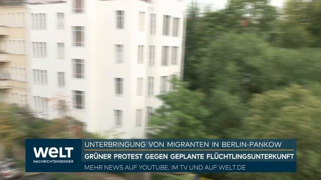 PROTEST GEGEN UNTERBRINGUNG VON MIGRANTEN: Grüner Kiez hat "Angst" vor dem Bau von Flüchtlingsheime смотреть онлайн