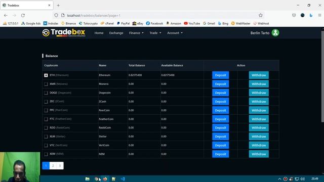 Insert Wallet, Bank & Deposit di tradebox Cryptocurrency - PHP MySql смотреть онлайн