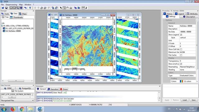 Изменение значений NoData в растрах в SAGA GIS