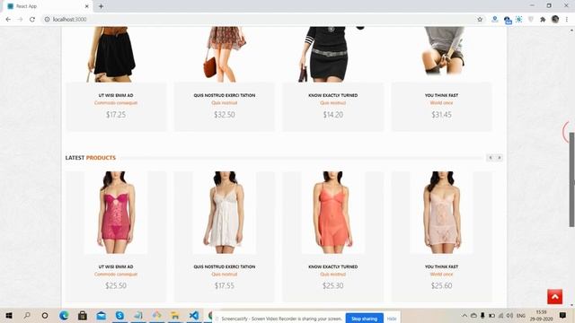 Reactjs Ecommerce Shopping Template Demo 2 смотреть онлайн