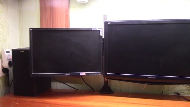 Стойка для 2-х мониторов или парящие мониторы))) смотреть онлайн