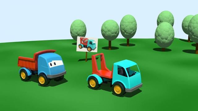 Грузовичок Лёва Бетономешалка смотреть онлайн