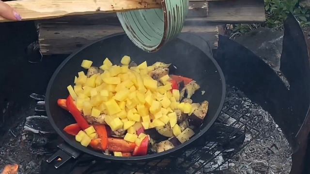 Веганский лагман