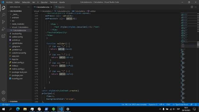 Calculadora React Native смотреть онлайн