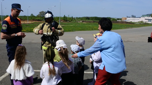 ДС Мокрое - экскурсия в пожарную часть - ч5 смотреть онлайн