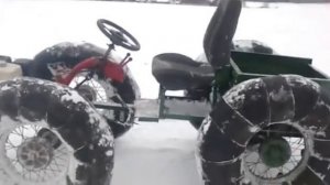 снегоход из мотоблока