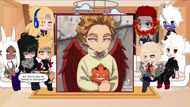 Pro heroes+ LOV react to hawks angst смотреть онлайн