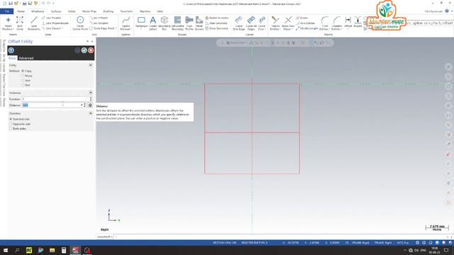 Mastercam 2021 Cad Tutorials I Designing The Part I Machine Mate #cnc #cnc #cncmachinist #mastercam