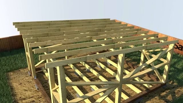 Как сделать гараж своими руками (часть 2) смотреть онлайн