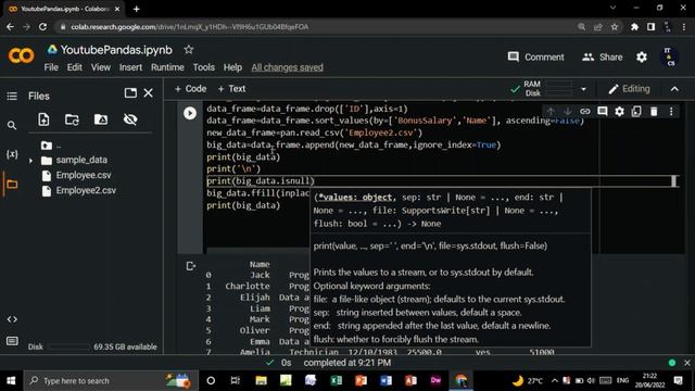 Check For Null Values NaN In Dataframe Python Pandas смотреть онлайн
