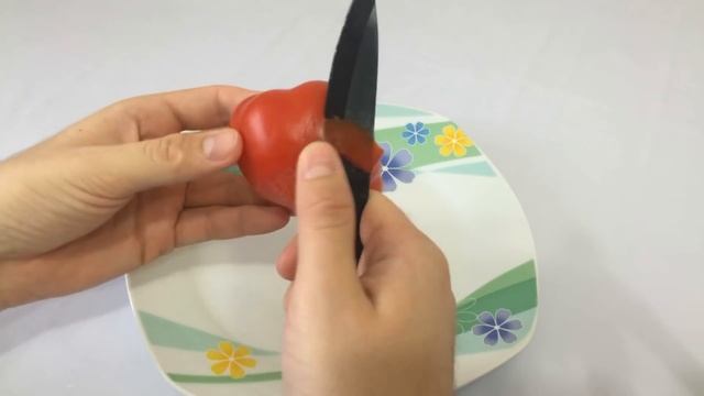 Роза из помидора - Украшения и цветы из овощей. | Carving tomato смотреть онлайн