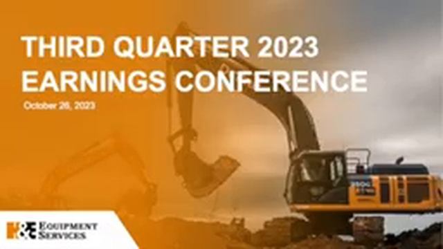 H&E Equipment Services HEES Q3 2023 Earnings Call & Presentation смотреть онлайн