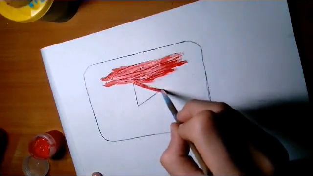 Рисуем эмблему ютуба смотреть онлайн