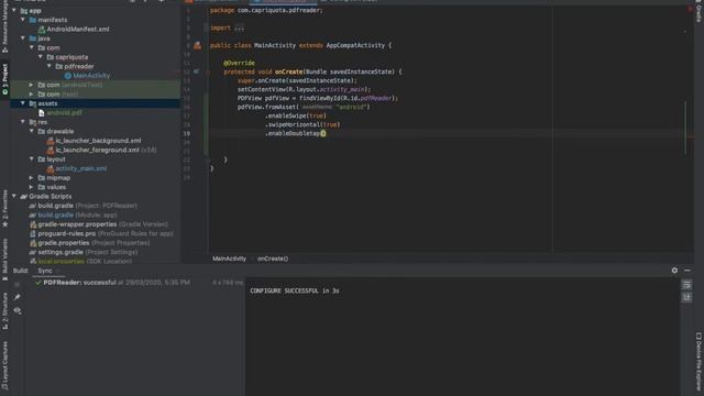 Develop an inbuilt PDF Reader on Android using JAVA and Android Studio смотреть онлайн