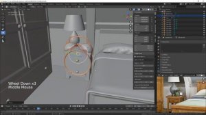 Blender 3D: Modelling a realistic bedroom Interior, Alarm clock and Radiator(Pt 5)