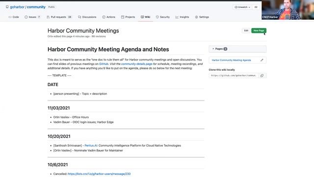 CNCF Harbor's Community Zoom Meeting - 3 Nov, 2021 смотреть онлайн