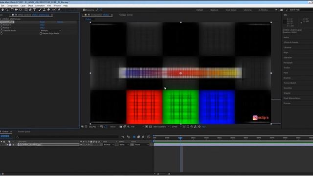 After Effects и CC Cross Blur эффект. смотреть онлайн