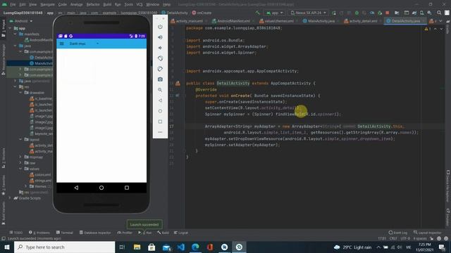 Create Activity Detail in Android Studio смотреть онлайн
