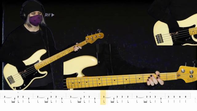 Radiohead - Creep Bass Cover (Tablature)