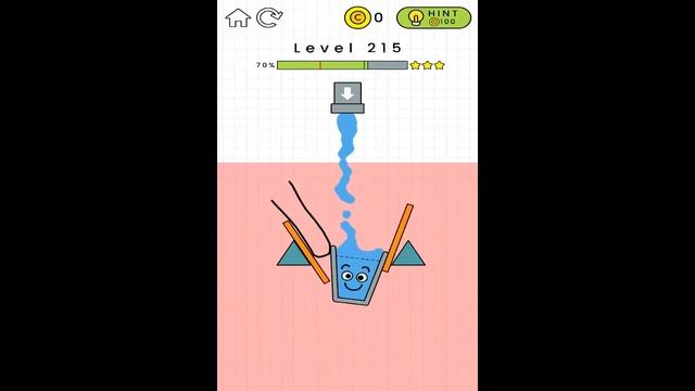 Happy Glass Level 215. 3 Stars Walkthrough смотреть онлайн