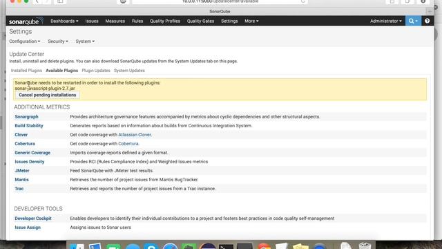 Installing plugins for SONARQUBE смотреть онлайн