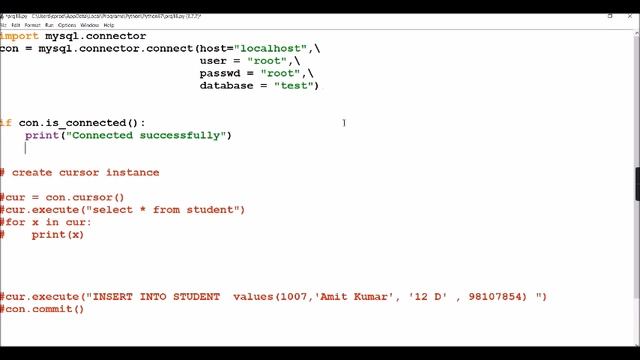 How to connect Python with MySQL смотреть онлайн