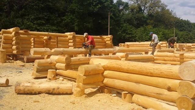 Изготовление сруба WOODEN HOUSE | ДОМ СРУБ | LJV CHE,| http://holz-haus.wix.com/srub смотреть онлайн