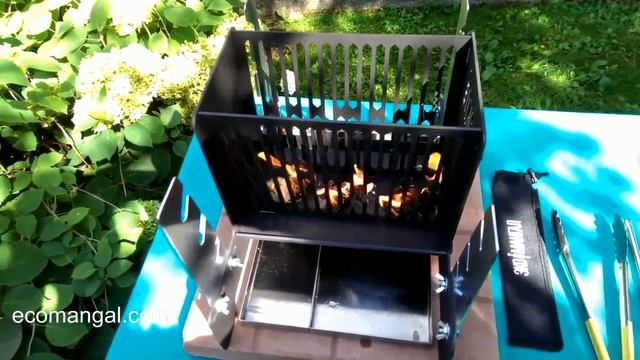 Вертикальный мангал. Гриль Эко Juke . смотреть онлайн