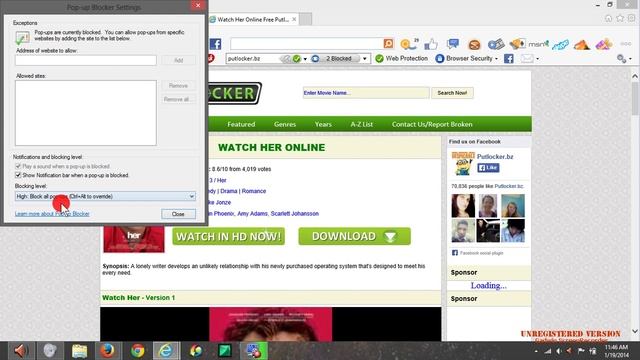How to Popup Block Putlocker on Internet Explorer - Tutorial смотреть онлайн