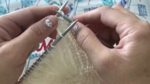 Зубчики в конце вязания спицами