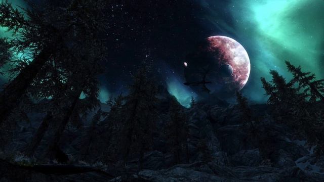 the streets of whiterun - skyrim campfire ambience [1 hour] [ASMR] 🍂🦉🌌🔥 смотреть онлайн