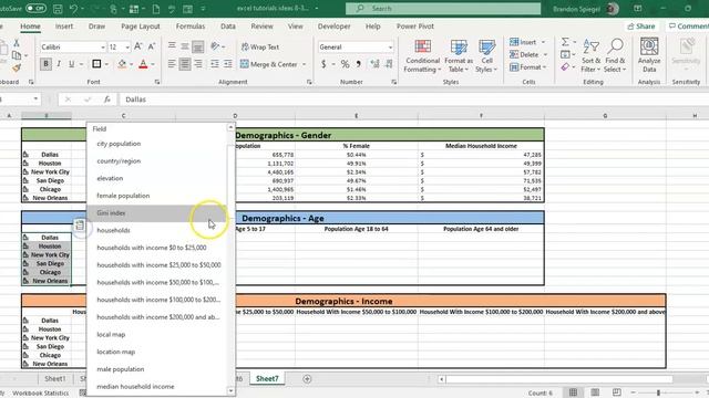 Linked Data Types In Microsoft Excel - Cities. An Introduction. Amazing Data #Trending, #Tutorial, смотреть онлайн