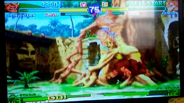Street Fighter Alpha Anthology(PS2) SFA3 Shin Akuma arcade playthrough смотреть онлайн