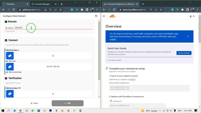 Add personal Domain to Selldone смотреть онлайн