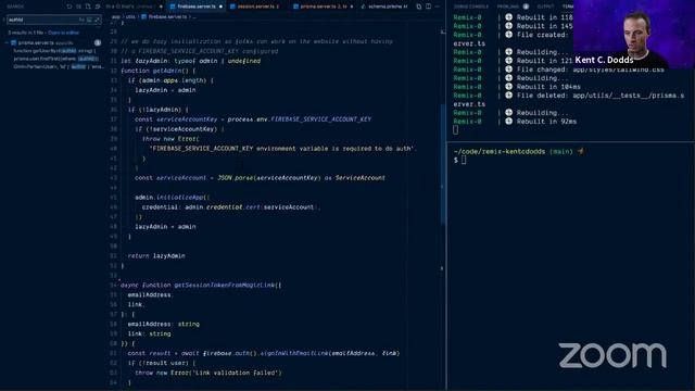 Live with Kent: Building Authentication with Postgres, Prisma, and Remix смотреть онлайн