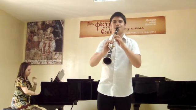 Nikola Marjanov, C.M. Weber-Sonatina Ed. Barat-Piece En Sol Mineur, Smederevo 2012 смотреть онлайн