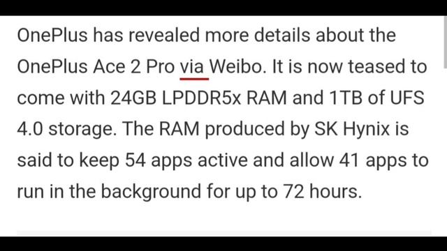 One Plus Ace 2 Pro 5G Smartphone Full Specs Are Leak ! Is This Better Than One Plus 11 Pro.?