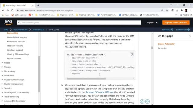 How to implement Cluster AutoScaler in Kubernetes - AWS EKS смотреть онлайн