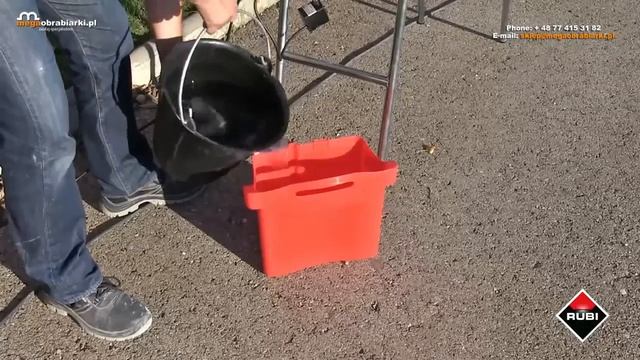 Przecinarka elektryczna z ruchomą głowicą RUBI DU-200 EVO смотреть онлайн