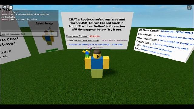 How to get "Searched for the mysterious One" badge in Check a Roblox User's "Last Online" Info смотреть онлайн