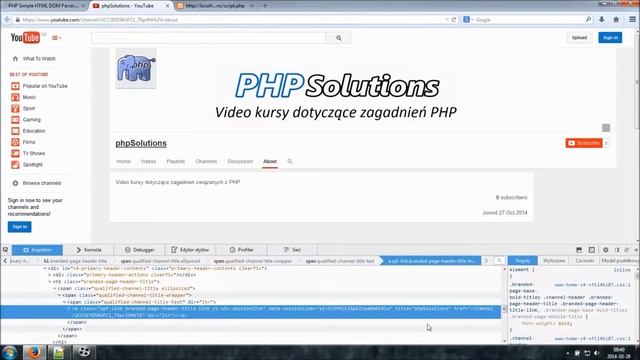 #01 - Pobieranie danych z innej strony / Retrieving data from another website | PHP смотреть онлайн