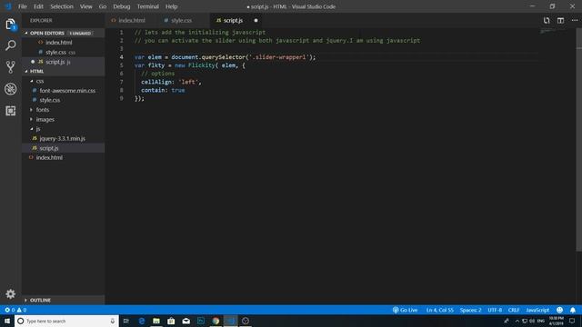 javascript slider смотреть онлайн