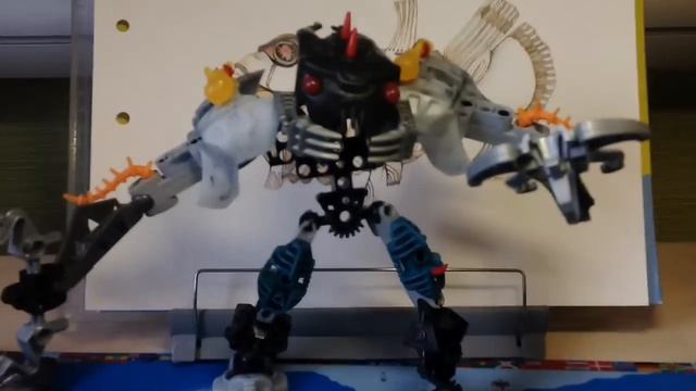 Bionicle Review:XSolders Mantax(made In China)(RUS)