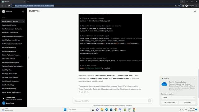 install tensorrt pip смотреть онлайн