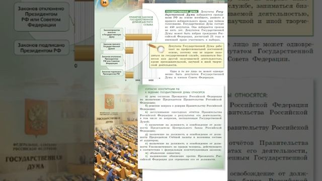 Обществознание 9к §12 Федеральное собрание РФ смотреть онлайн